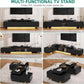 Extendable Entertainment Center 63 To 89 Inches Black Edition