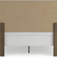 Queen Panel Bed Frame DurableEngineeredWood Auburn Finish
