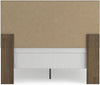 Queen Panel Bed Frame DurableEngineeredWood Auburn Finish
