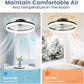 20Inch Black Contemporary Ceiling Fan With Lighting
