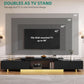 Extendable Entertainment Center 63 To 89 Inches Black Edition