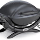 Weber Q1400 Electric Grill Charcoal Gray Slate Portable