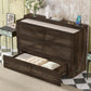 Farmhouse Murphy Bed Featuring Charging Station Gray