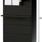 60550 Lateral File Cabinet 5 Drawer 42 Inch Black Office