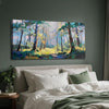 Forest Landscape Wall Art 48x24 Inches Canvas Painting