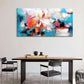 Ultra Premium Exclusive Abstract Canvas Wall Art 24x48 Blue Pink