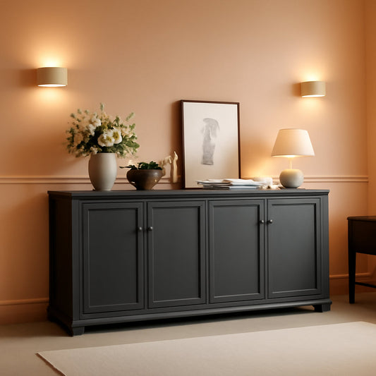 60 Inch Sideboard Buffet Cabinet With Adjustable Shelves