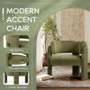 Velvet Green Barrel Armchairs Set Of 2 For Living Room Decor