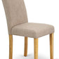 Abbott Parson Dining Chairs Light Tan Linen Set of 2