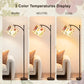 61Inch Premium Dried Flower Floor Lamp Illuminates