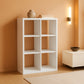 White Eight Cube Contemporary Horizontal Bookcase Storage