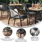 Modern Stackable Rattan Dining Chairs Set for Outdoor