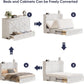 White Queen Murphy Cabinet Bed With Storage Drawers-4
