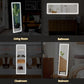 61Inch LED Full Length Mirror Contemporary Illumination