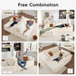 108 Inch White Revolutionized Sectional Sofa Chaise