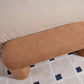 Brown Upholstered 53Inches Storage Ottoman Bench Stools