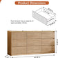 9 Drawer Dresser Chest With PolishedMarbleTabletop
