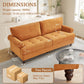 81-Inch Ginger Sofa Modern Upholstered Living Room-1