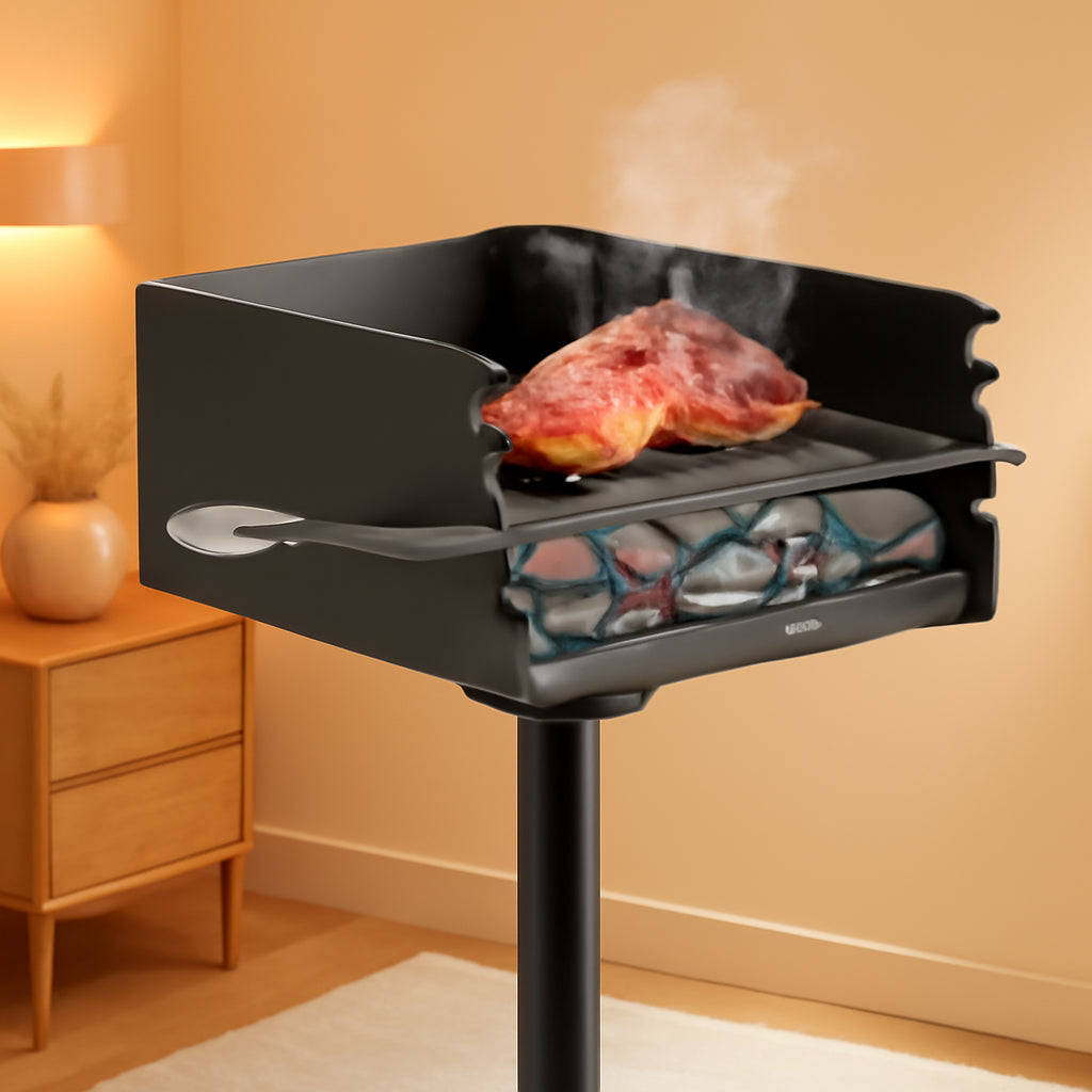 Park Style Charcoal Grill 16x16 Rustproof Commercial
