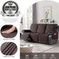 Waterproof Three Seater Recliner Sofa Cover Chocolate