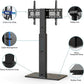Black Ultrare silient Tempered Swivel TV Stand 75Inch
