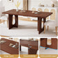 Walnut 71 Inch Dining Table Seats Six To Eight Contemporary
