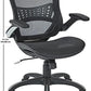 Office Star Ventilated Desk Chair With Breathable Mesh Seat Back Black Base