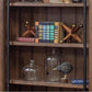 Spacious Brown Contemporary Bookcase With Five Shelves