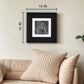 Framed Premium Natural Marble Wall Art 14x14 Inches