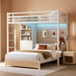 Industrial Grade Twin Over Full Metal Bunk Bed Drawers
