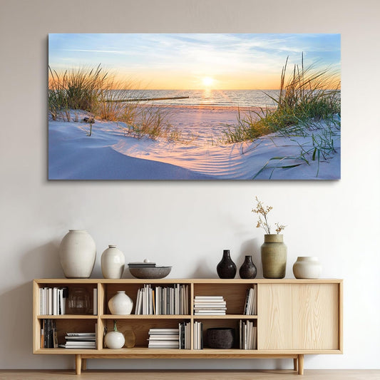 Deep Blue Ocean Museum Quality Seascape Canvas Wall Art