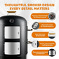 Vertical Charcoal Smoker Grill 20.5 Inches Outdoor