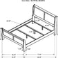 Queen Sleigh Bed Cappuccino Finish With Curvatures