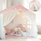 Pink Princess Playhouse Tent With Premium Curtains