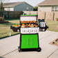 Green Four Burner Propane Stainless Barbecue Grill