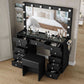Makeup Vanity Desk With Hollywood Illumination Mirror