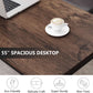 55 Inch Computer Desk Rustic Brown For Home Office