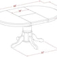 Avon Dining Table Butterfly Leaf 60x42 Inches Oval