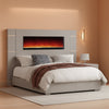 California King Fireplace Bed Frame Tall Headboard
