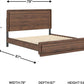 Ashley Hollinaze King Size Panel Bed LED Back lighting