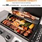 Stainless Steel Three Burner Propane Grill 25650BTU