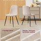 Cream-White Dining Chairs 4-Pack For Kitchen Modern