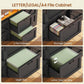 47.2 Black File Cabinet With Organization Solutions