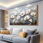 20x40 Inches Framed Canvas Wall Art Floral Masterpiece