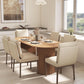 Beige Dining Chairs Set Of 4 With Metal Legs For Dining Room
