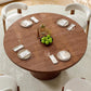 47 Inches Round Dining Table Contemporary Farmhouse