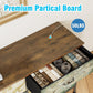 Oversize Nine Drawer Fabric Dresser Floral Pattern