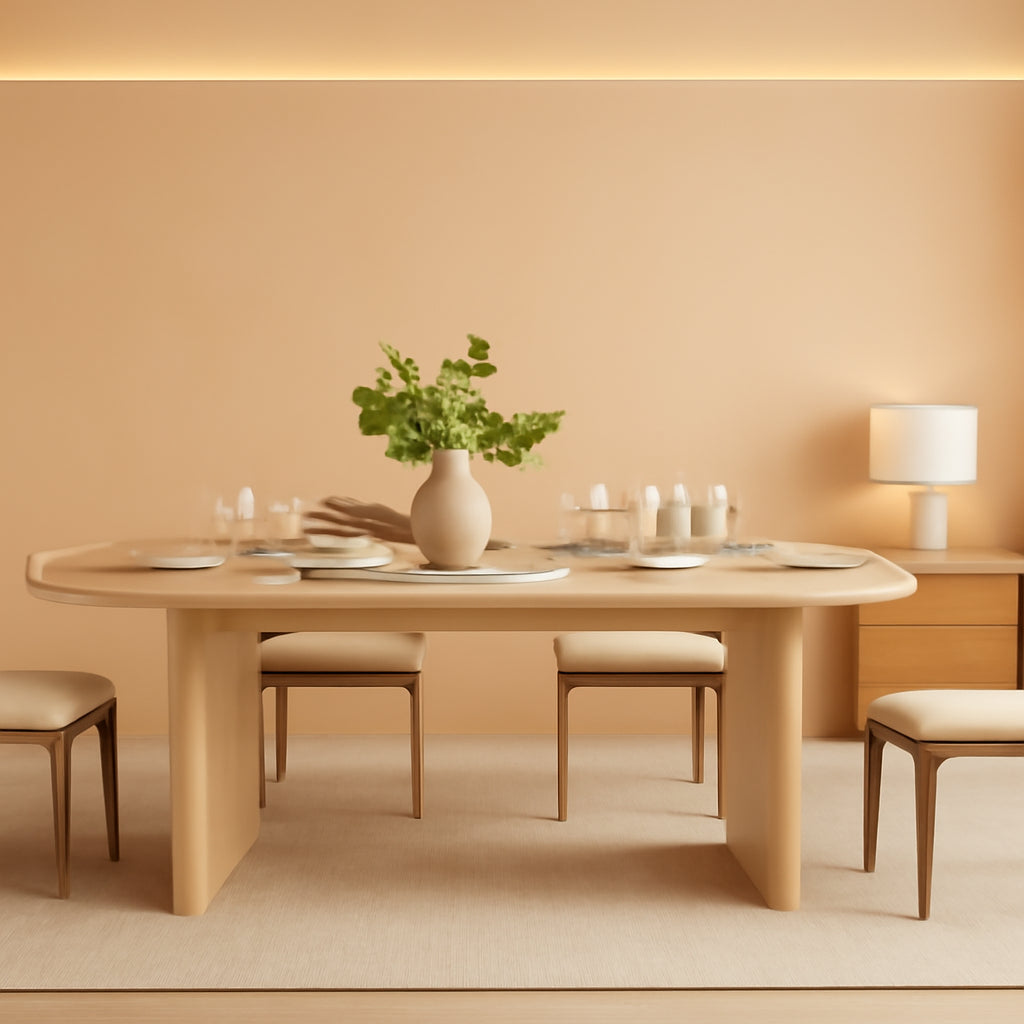 Oval Dining Table Seats Six To Eight Natural Finish Oak