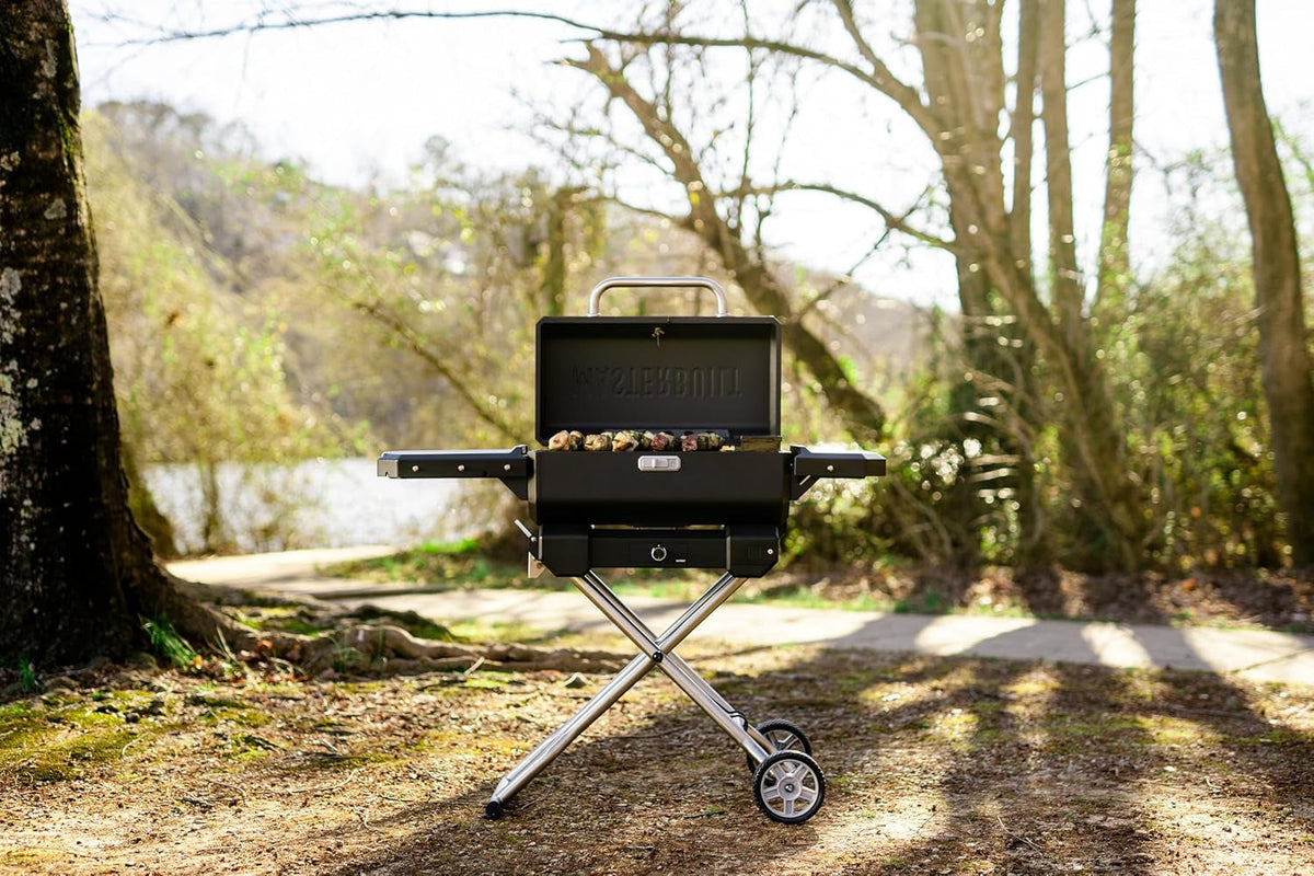 Portable Charcoal Grill Smoker With Analog Control