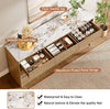 9 Drawer Dresser Chest With PolishedMarbleTabletop